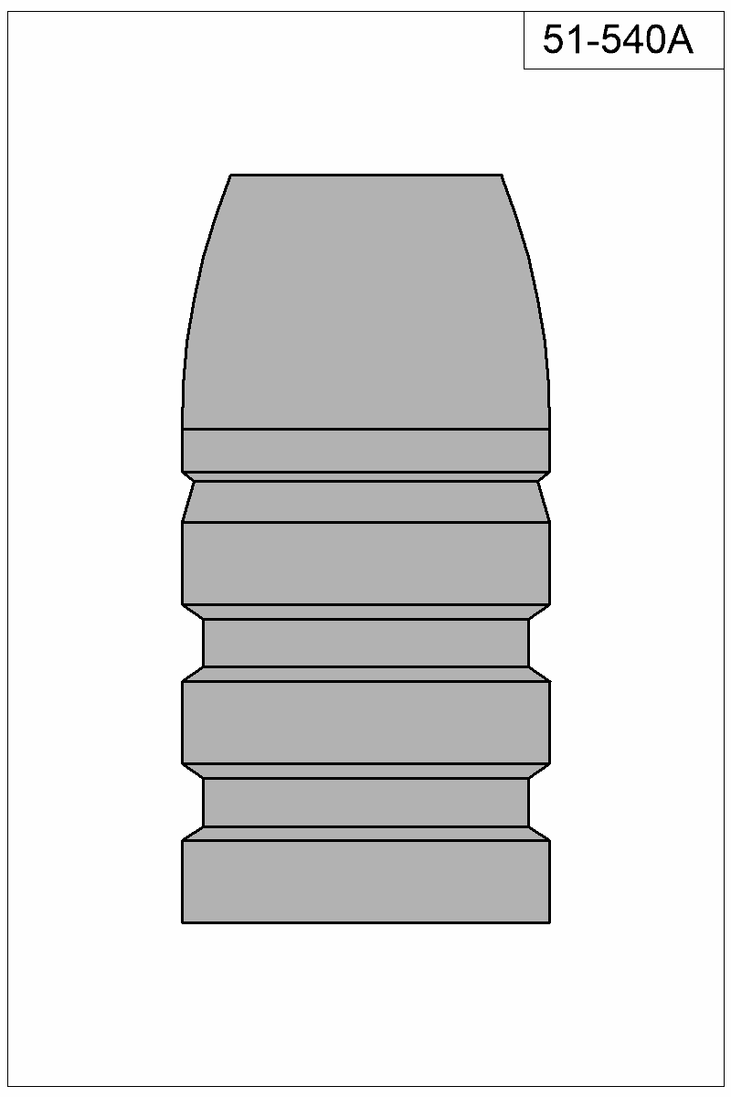 Filled view of bullet 51-540A
