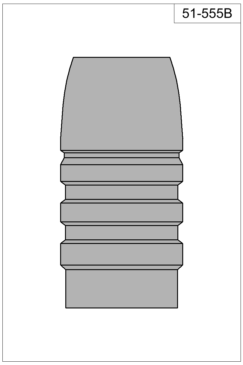 Filled view of bullet 51-555B