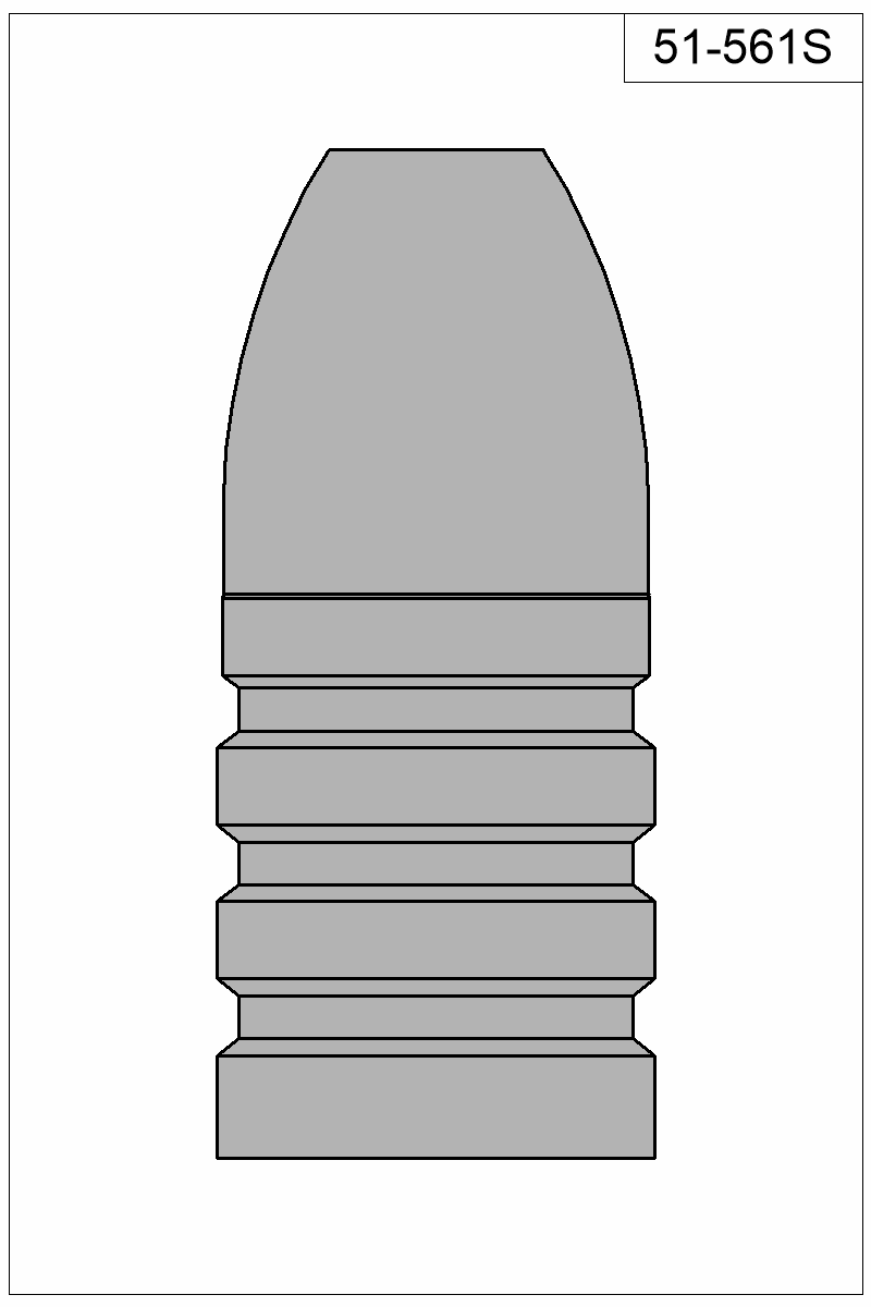 Filled view of bullet 51-561S