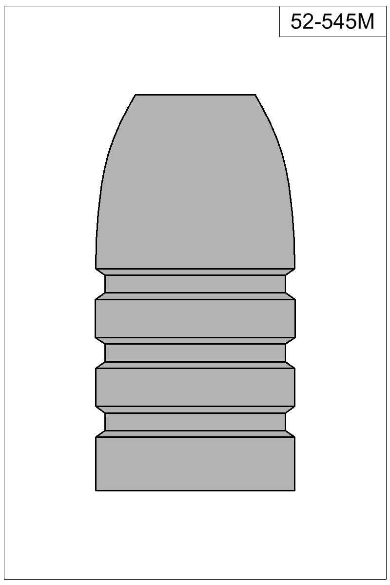 Filled view of bullet 52-545M