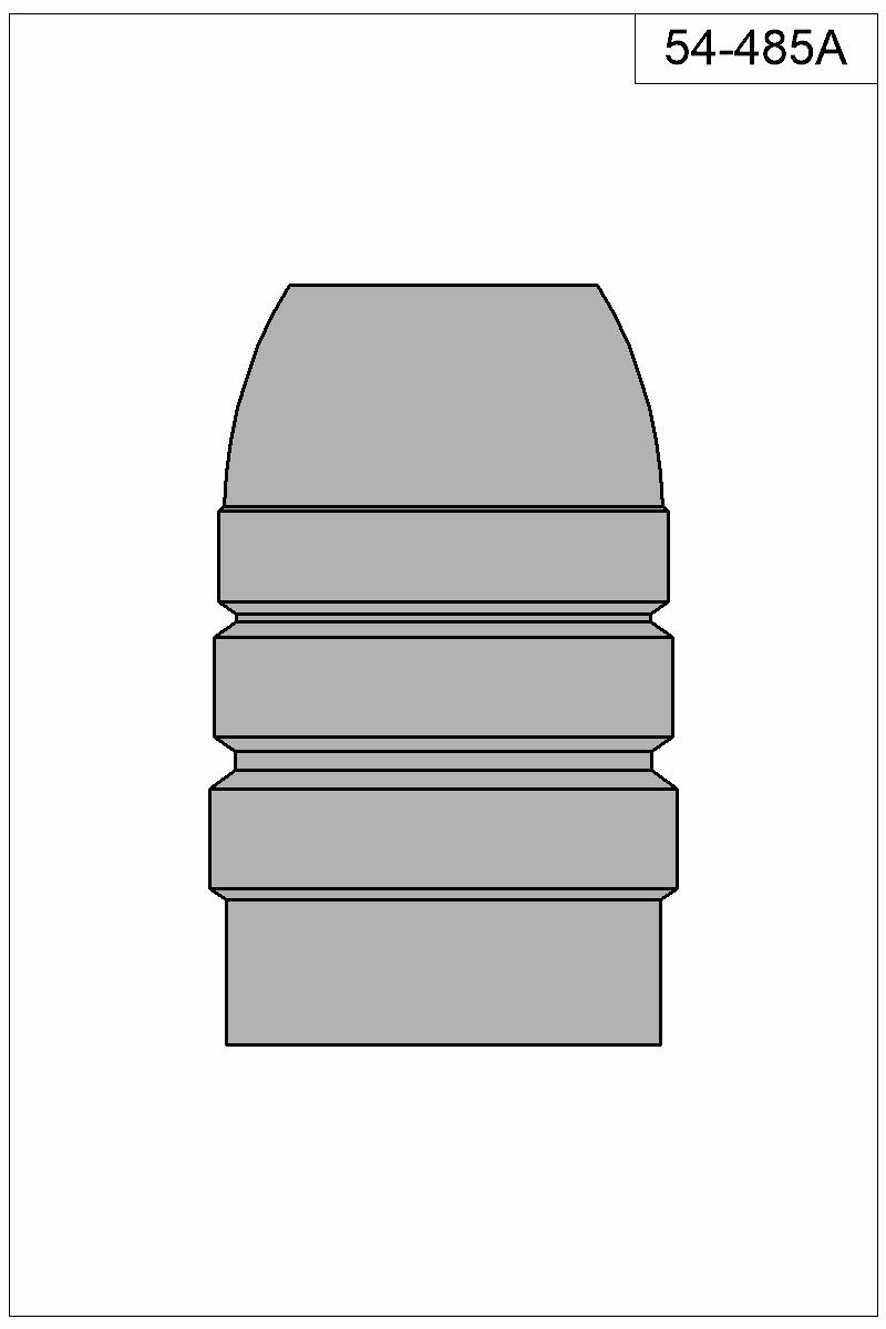 Filled view of bullet 54-485A