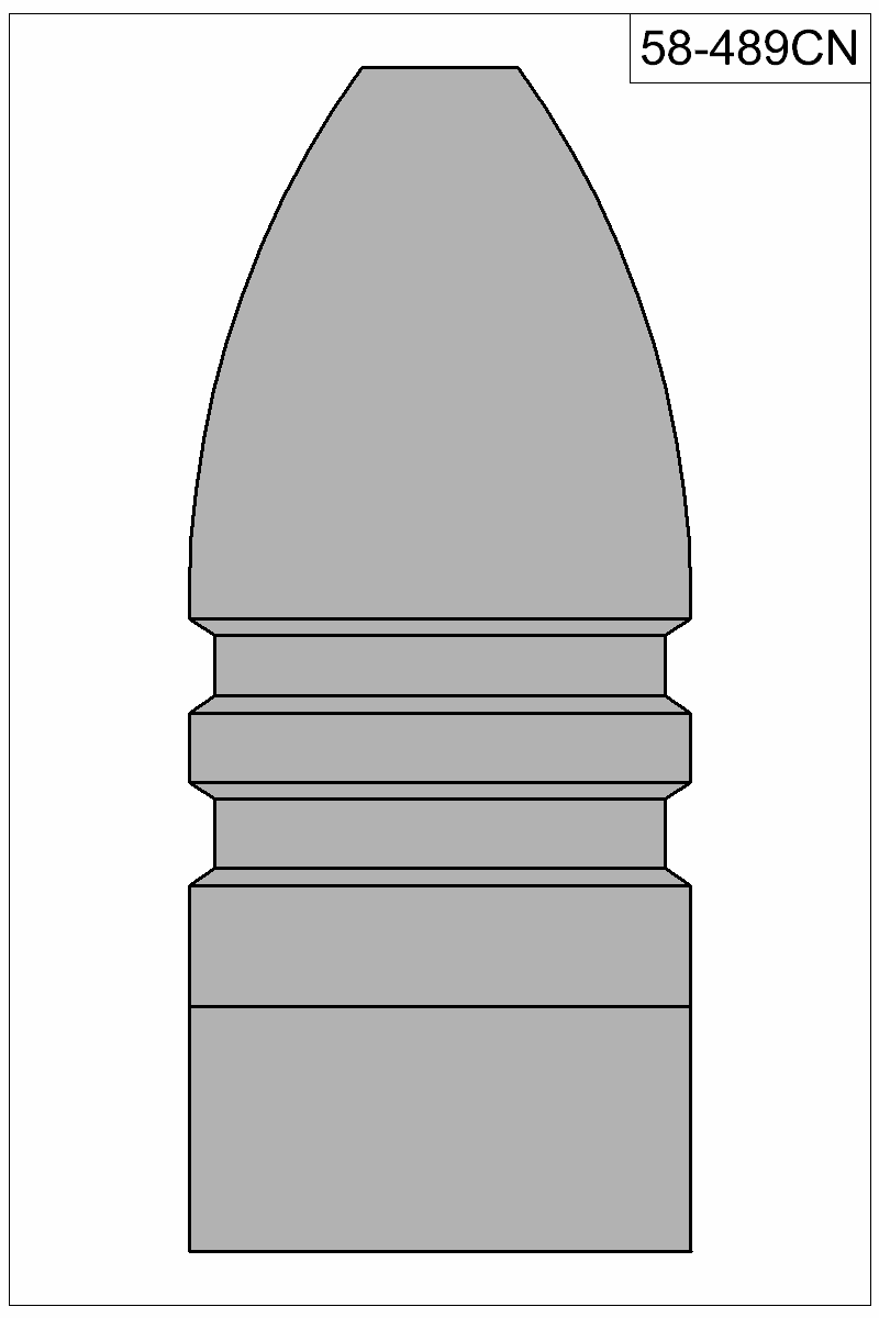 Filled view of bullet 58-489CN