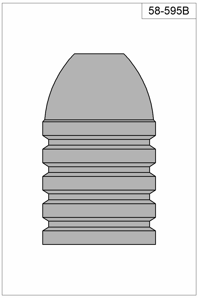 Filled view of bullet 58-595B