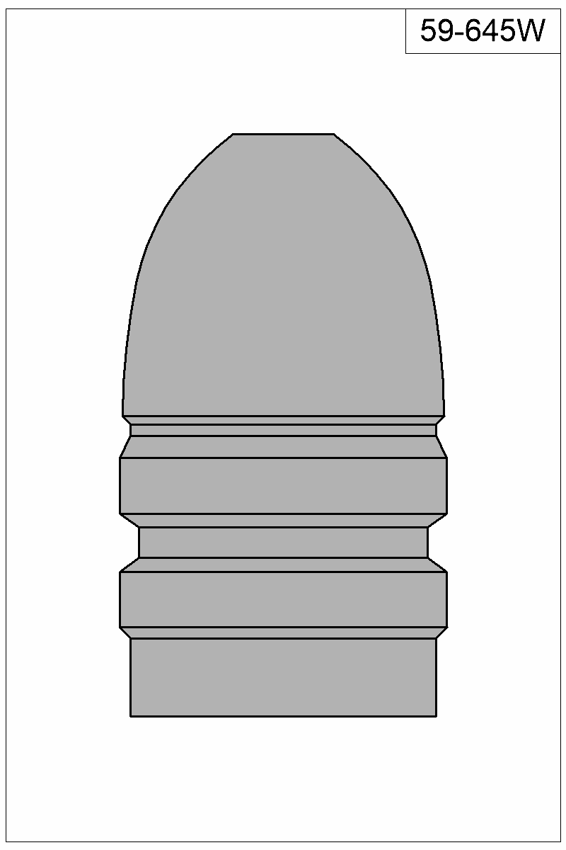 Filled view of bullet 59-645W