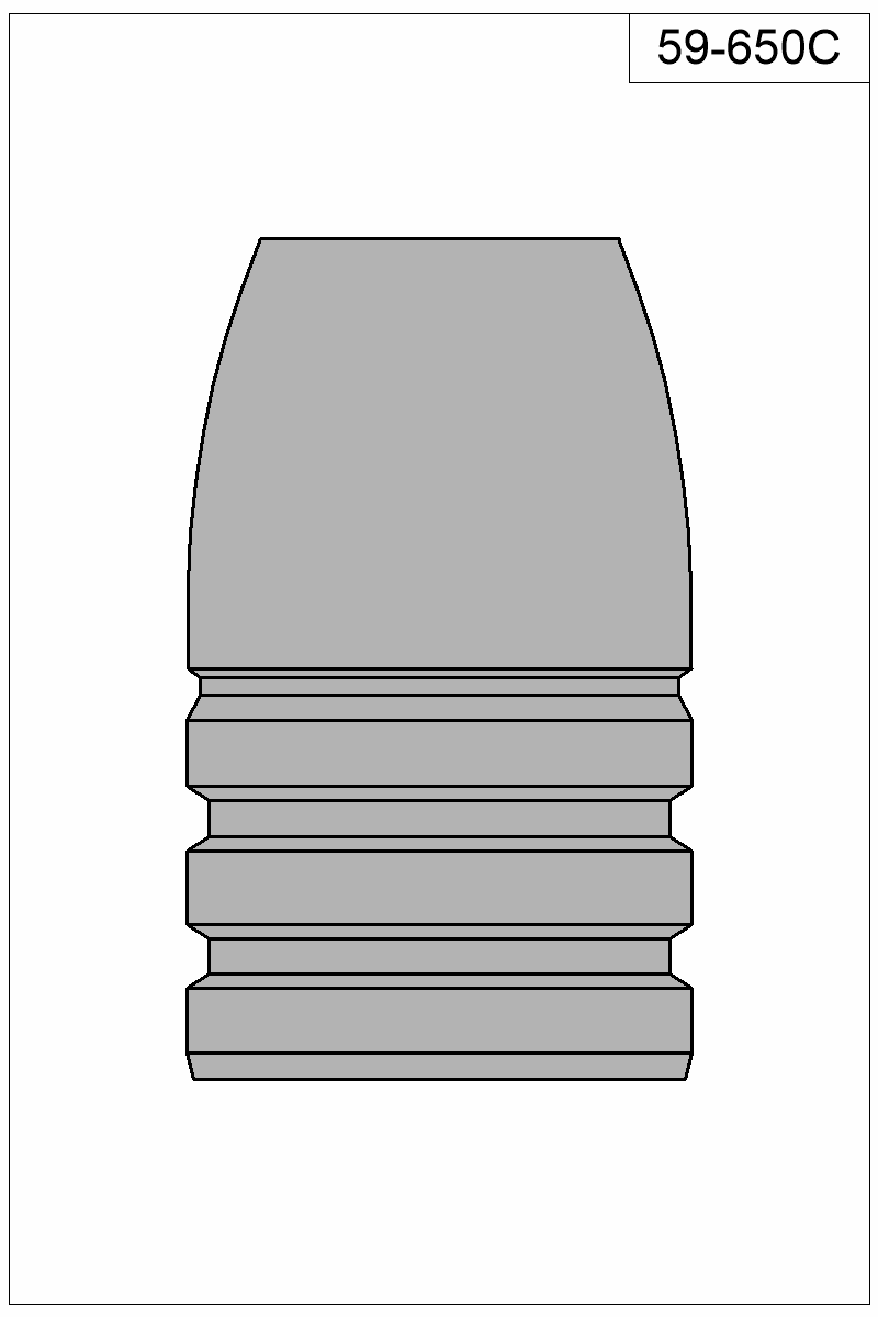 Filled view of bullet 59-650C