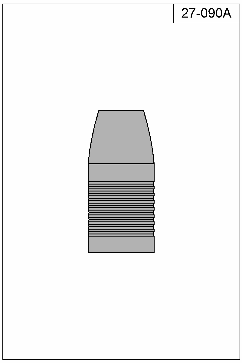 Filled view of bullet 27-090A