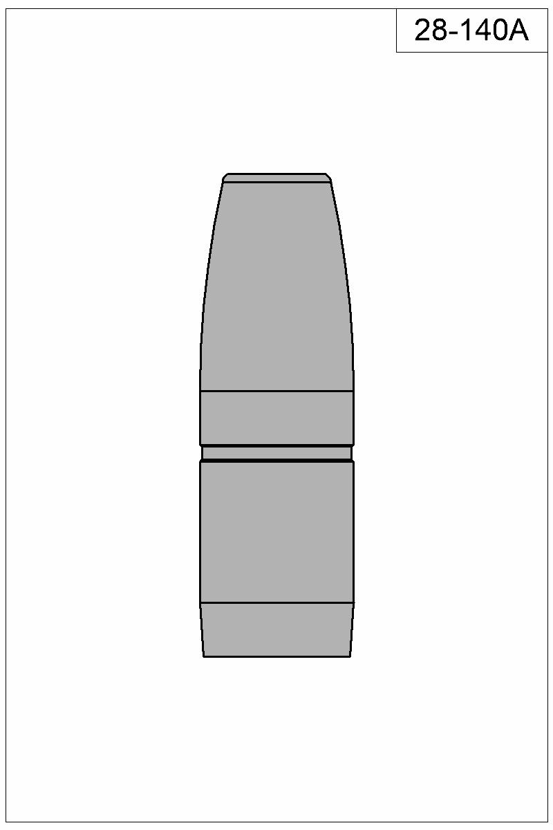 Filled view of bullet 28-140A