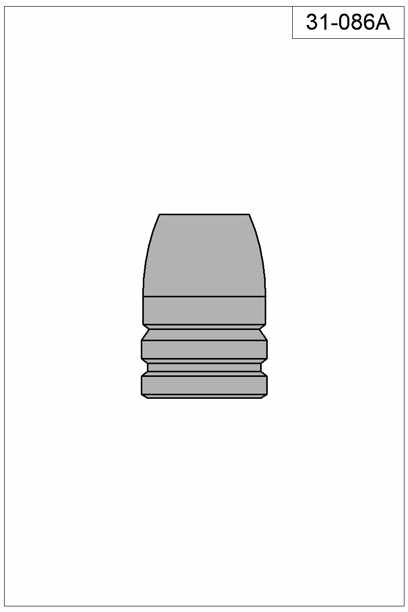 Filled view of bullet 31-086A