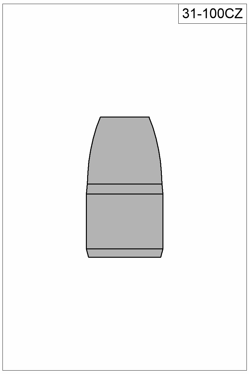 Filled view of bullet 31-100CZ