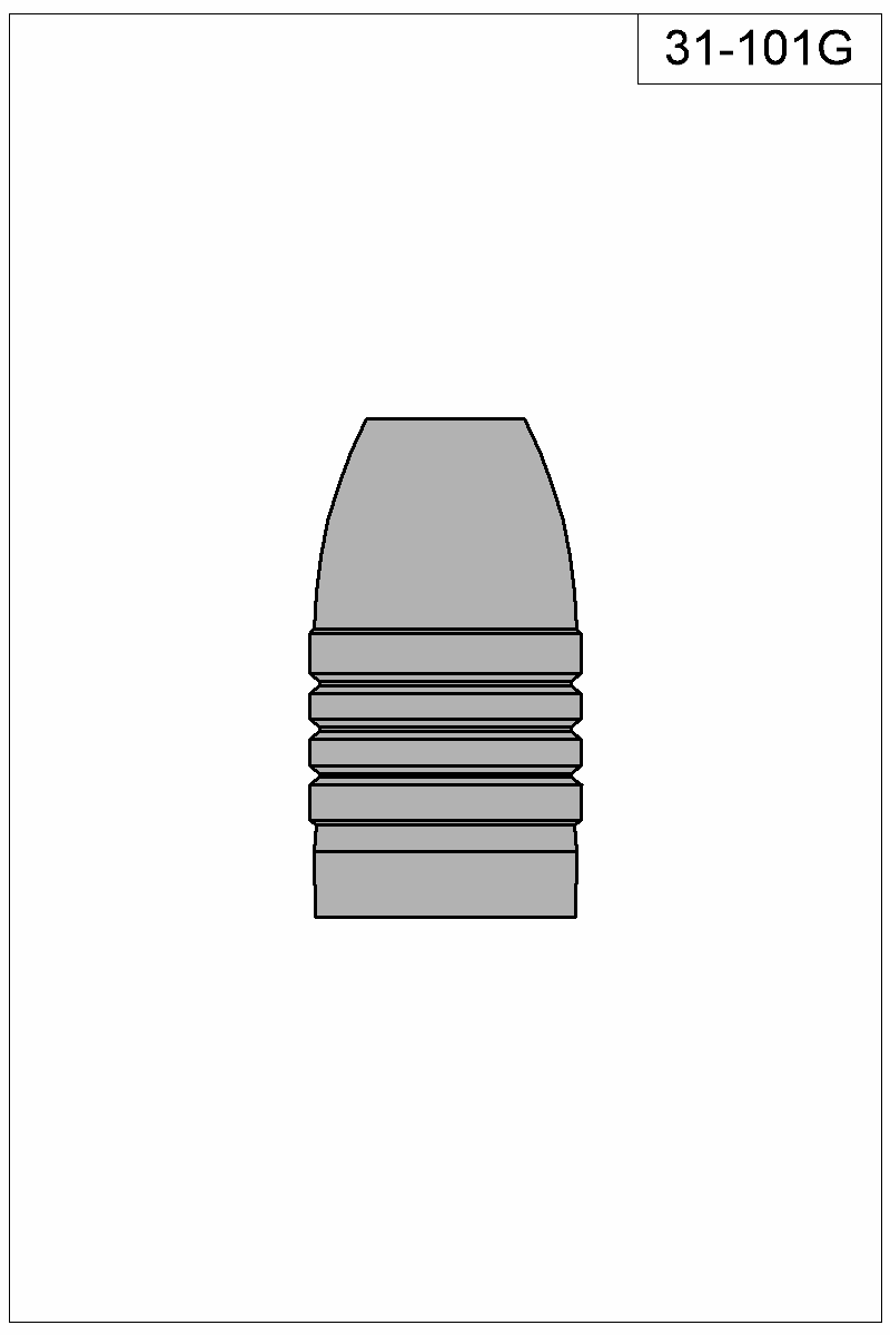 Filled view of bullet 31-101G