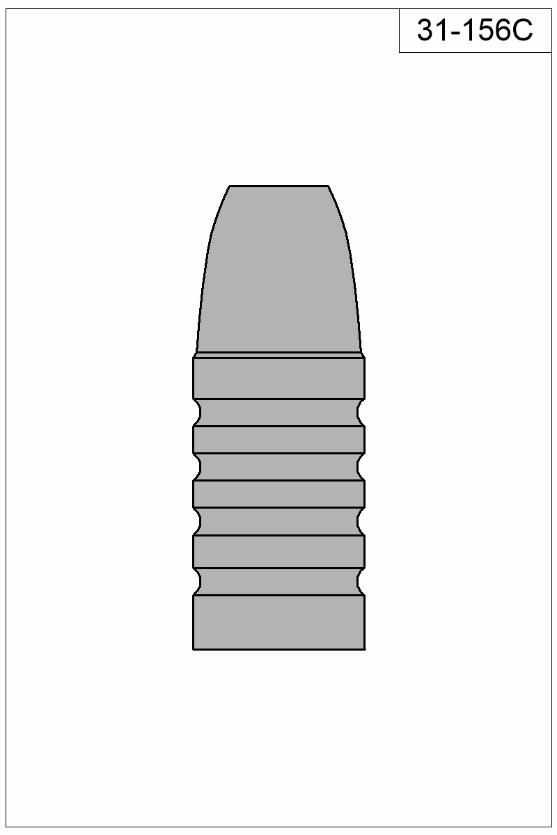 Filled view of bullet 31-156C