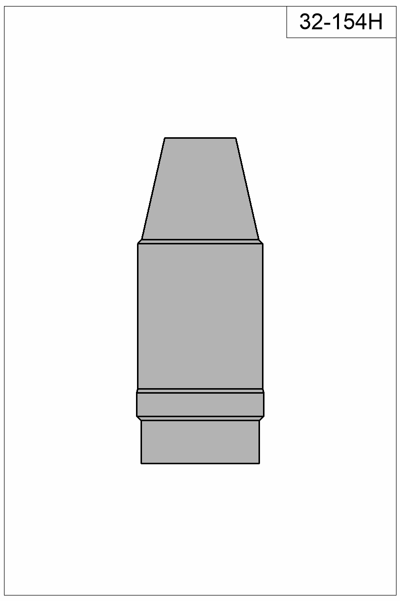 Filled view of bullet 32-154H