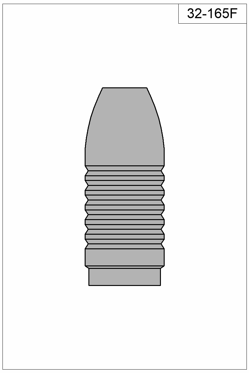 Filled view of bullet 32-165F