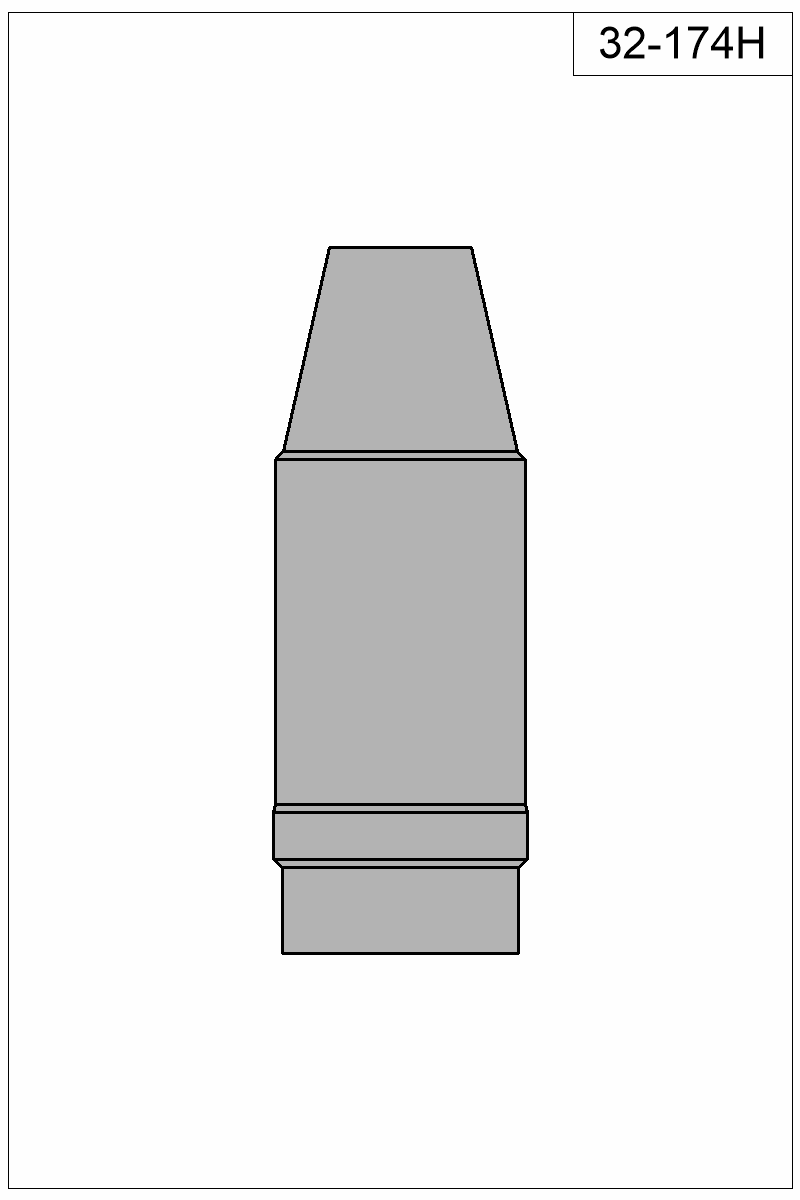 Filled view of bullet 32-174H
