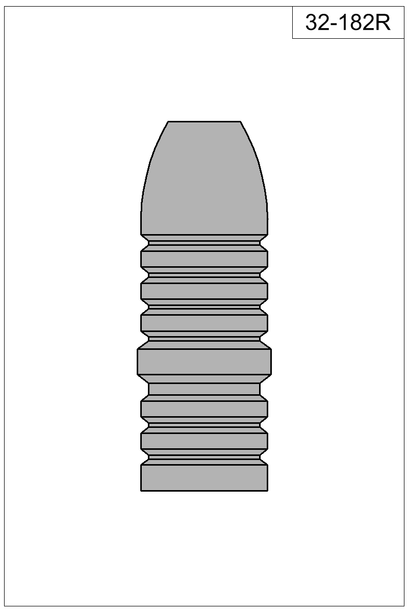 Filled view of bullet 32-182R