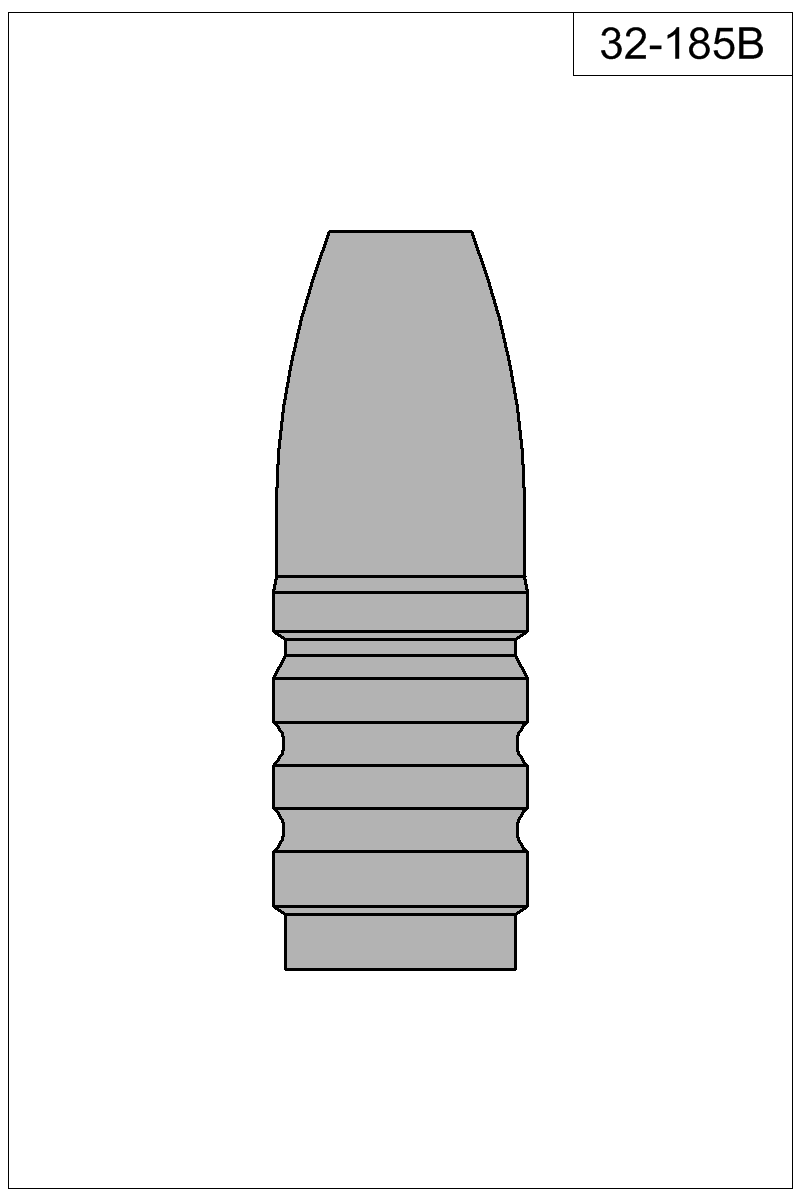 Filled view of bullet 32-185B