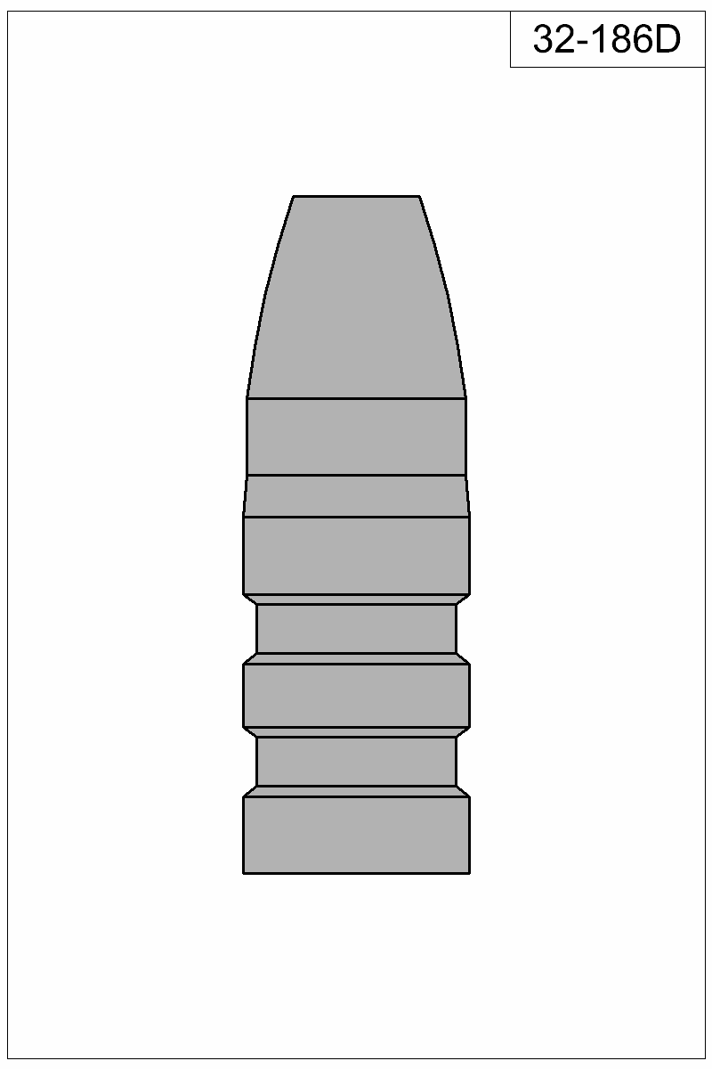 Filled view of bullet 32-186D