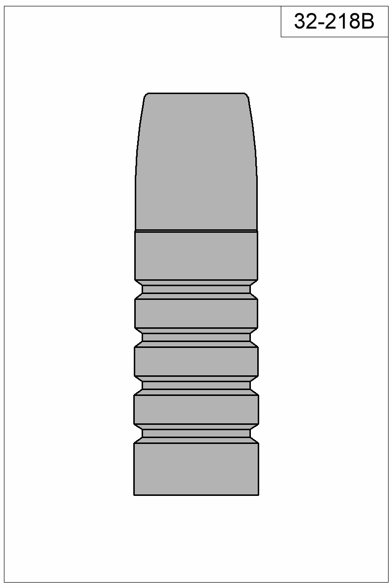 Filled view of bullet 32-218B