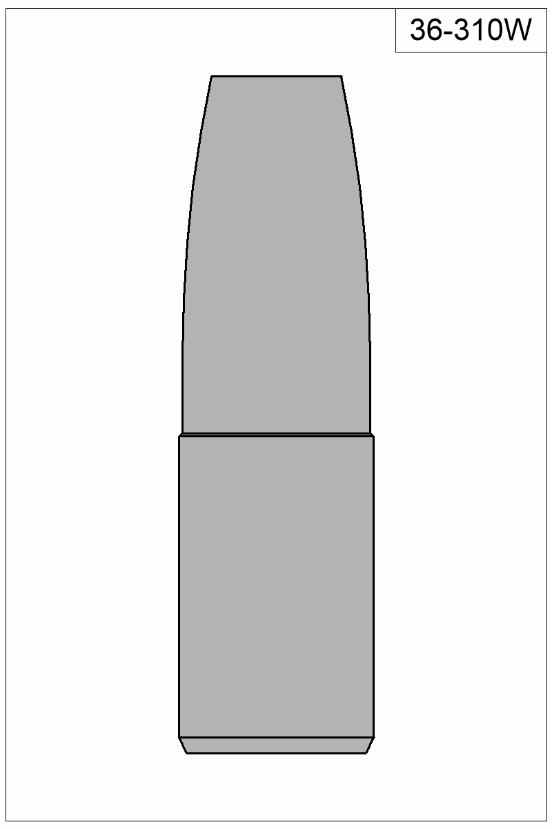 Filled view of bullet 36-310W