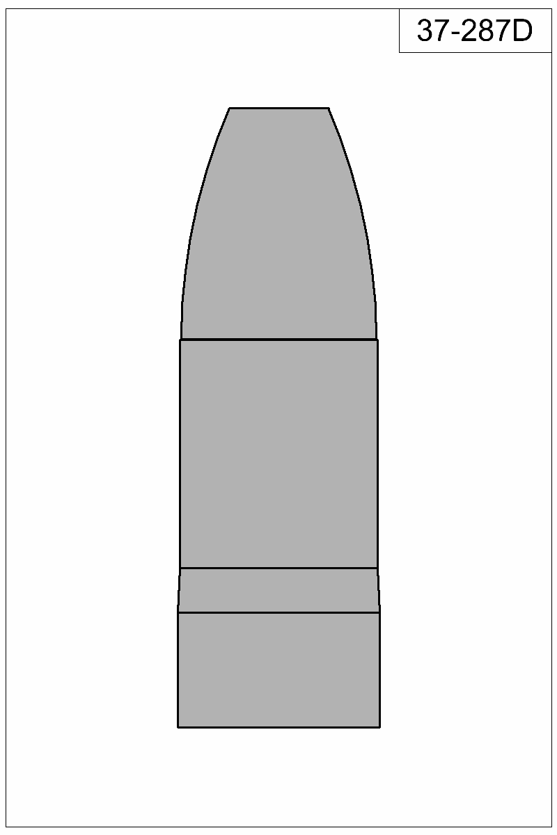 Filled view of bullet 37-287D