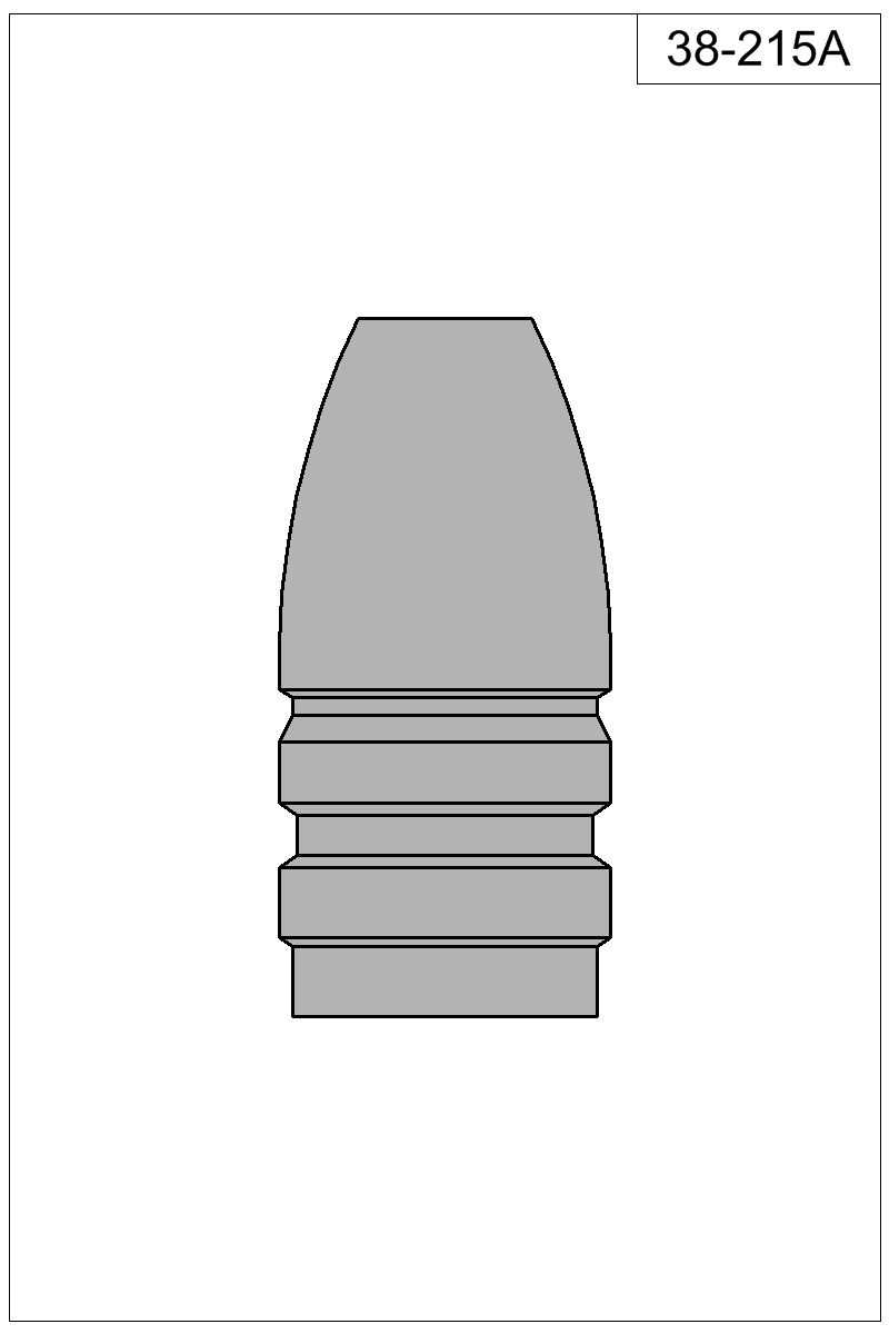 Filled view of bullet 38-215A