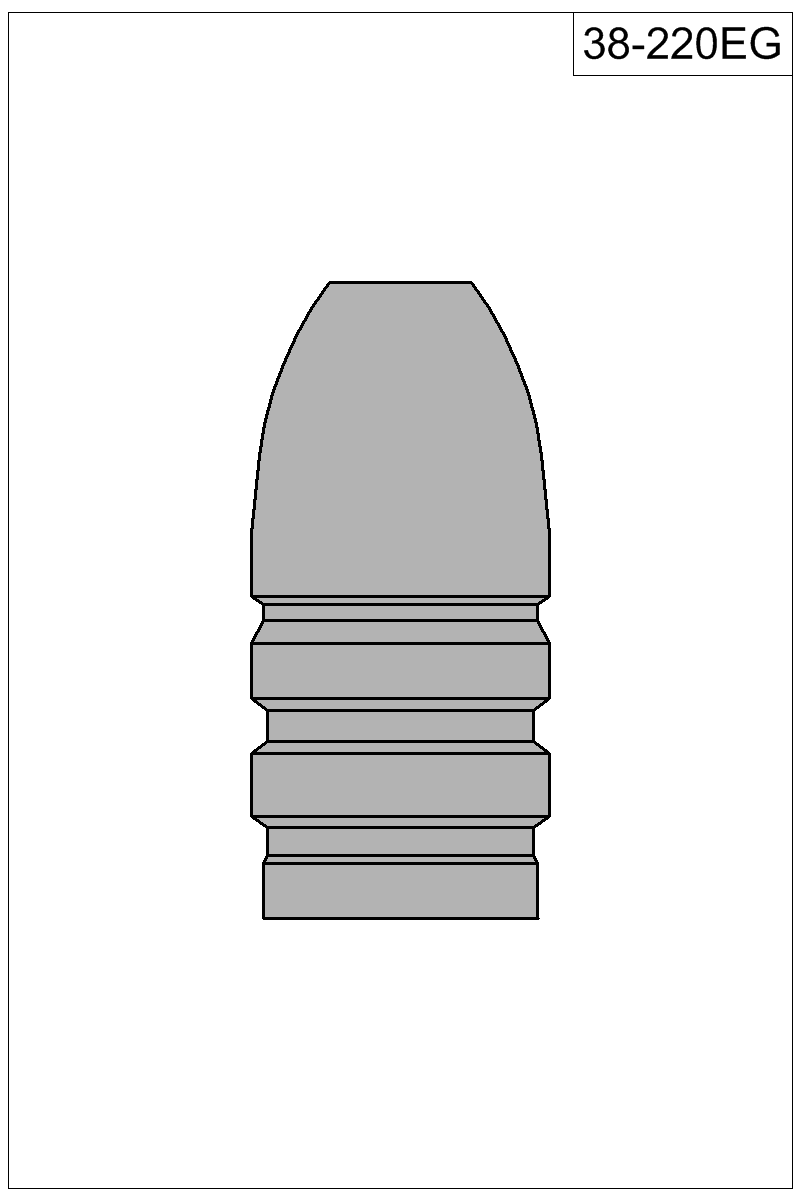 Filled view of bullet 38-220EG
