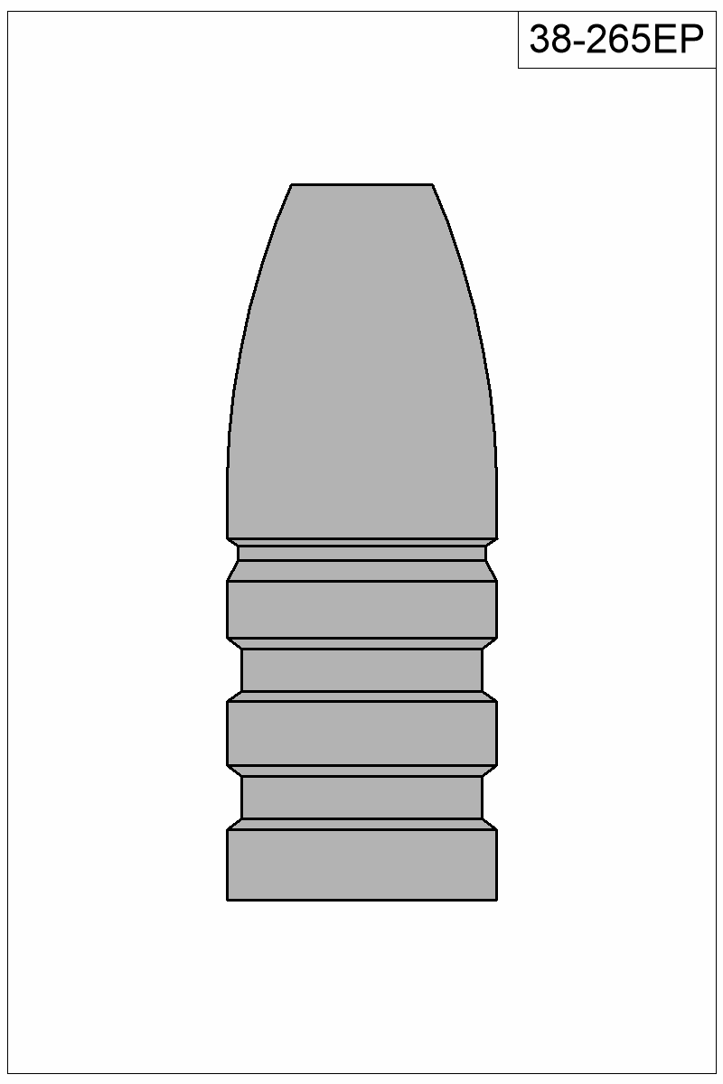 Filled view of bullet 38-265EP