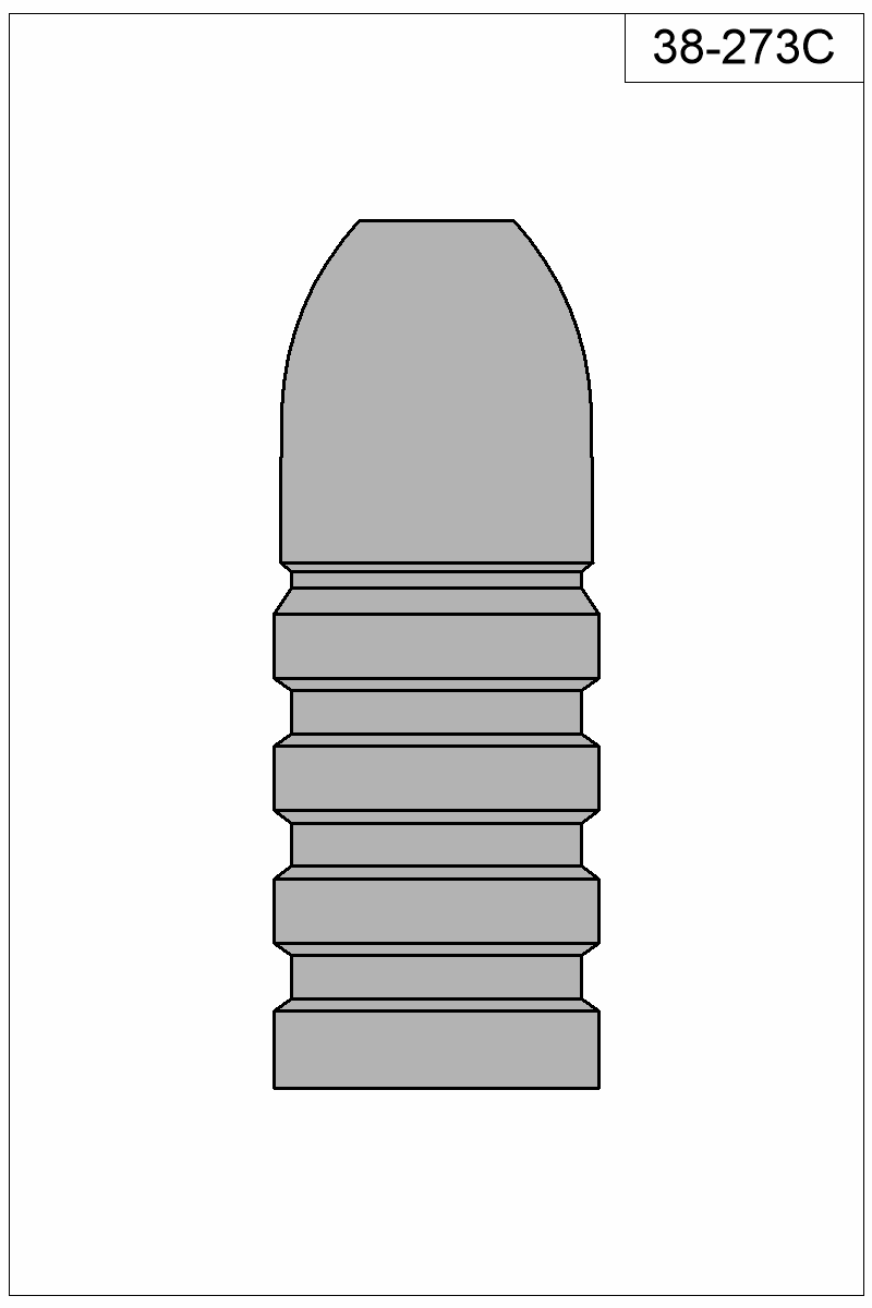 Filled view of bullet 38-273C