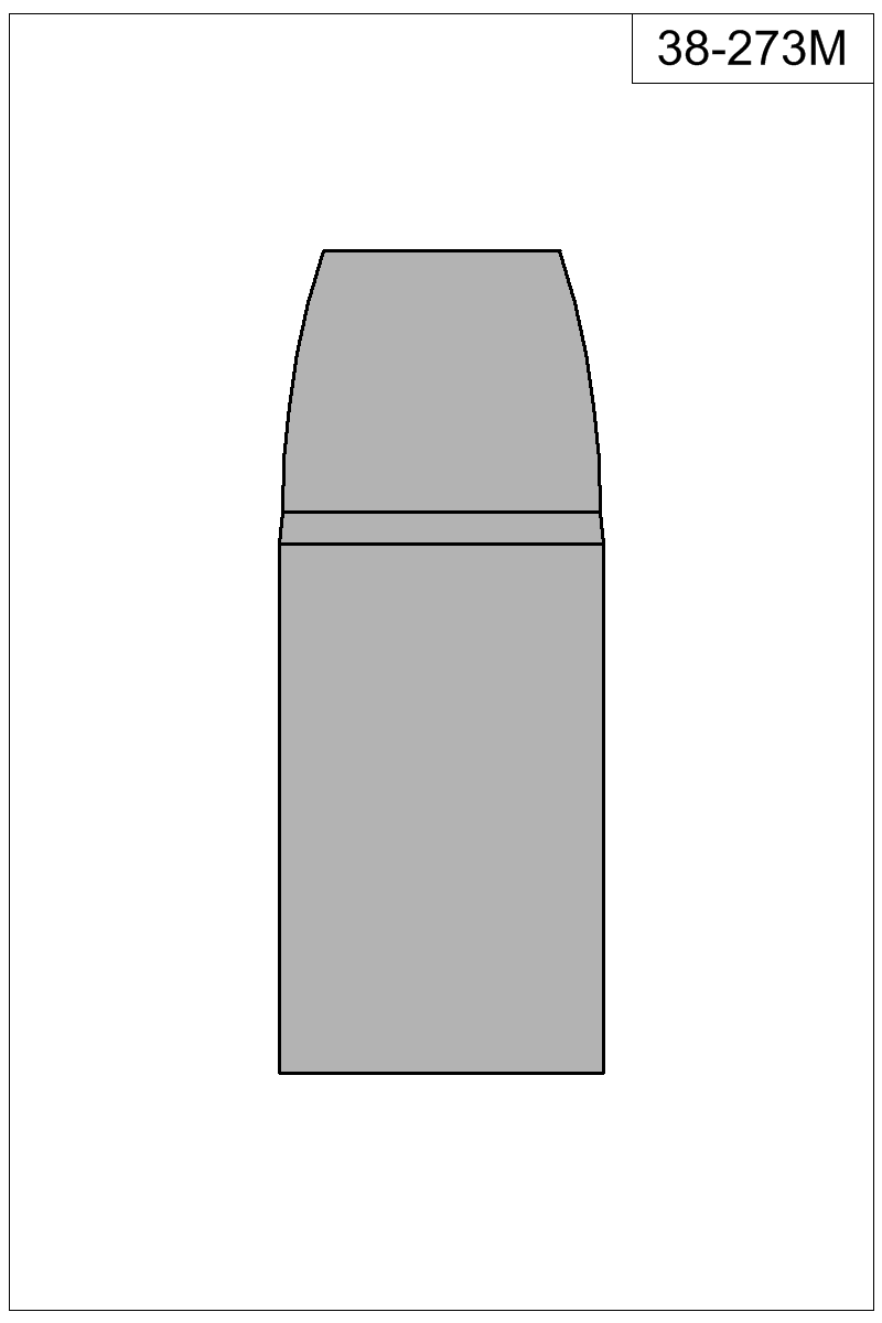 Filled view of bullet 38-273M