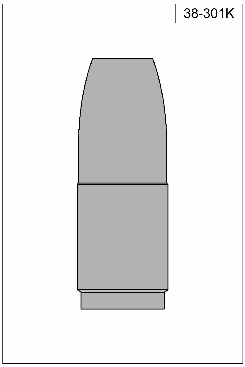 Filled view of bullet 38-301K