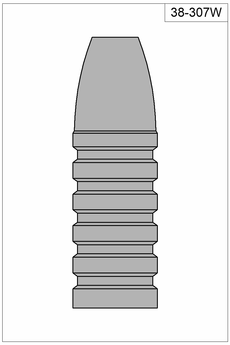 Filled view of bullet 38-307W