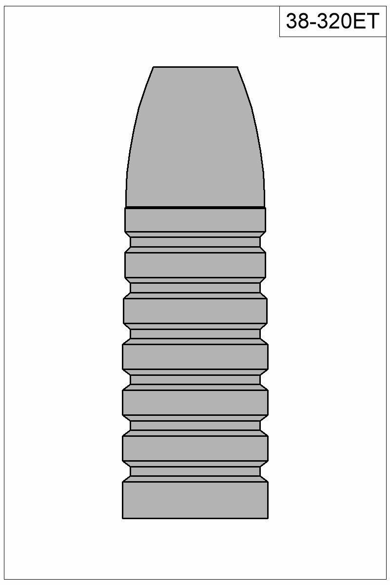 Filled view of bullet 38-320ET