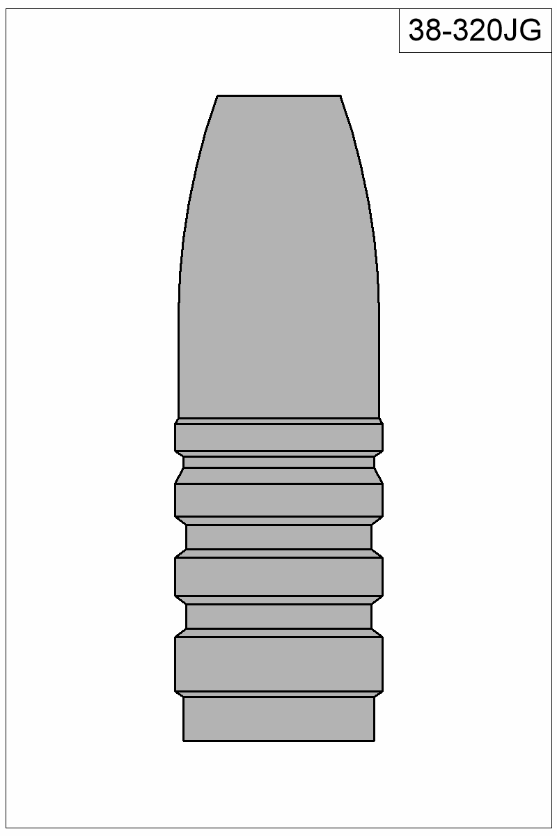 Filled view of bullet 38-320JG