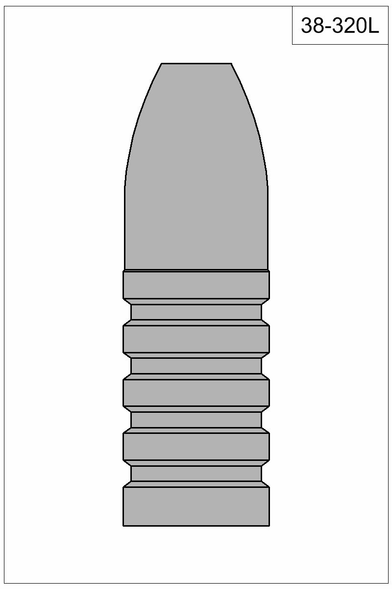 Filled view of bullet 38-320L