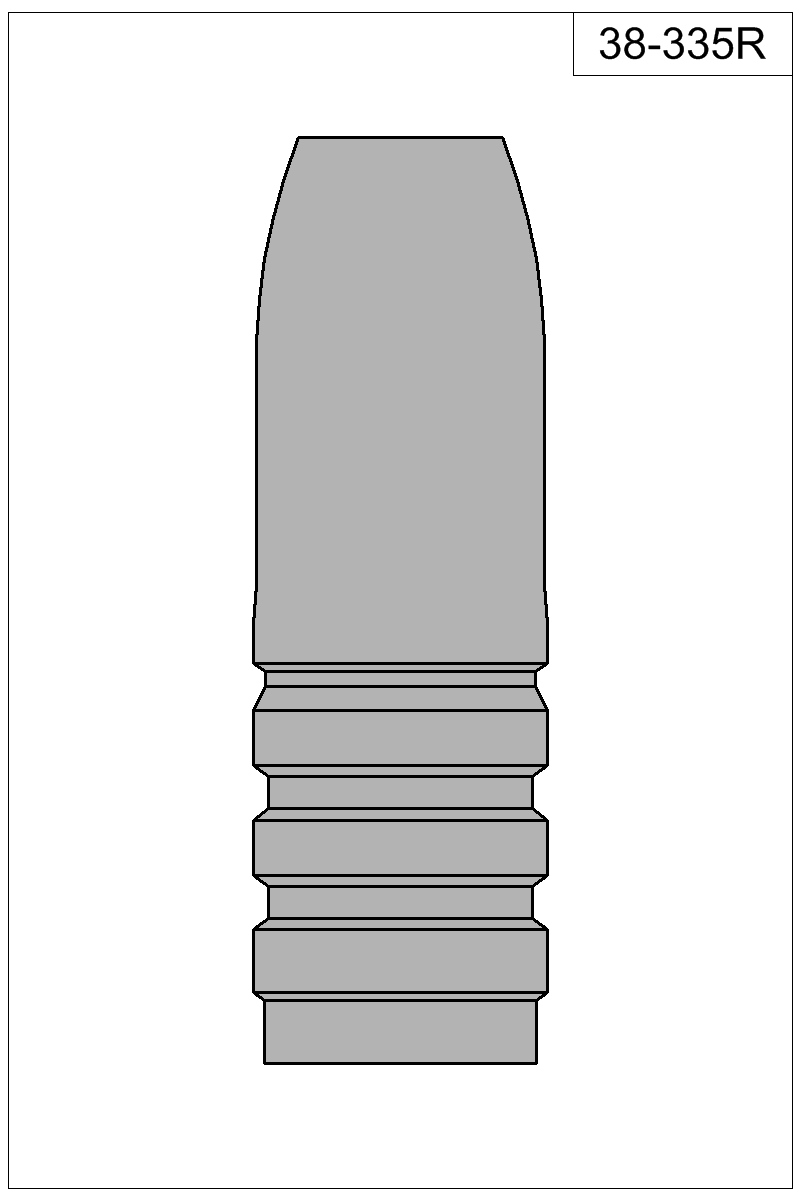 Filled view of bullet 38-335R