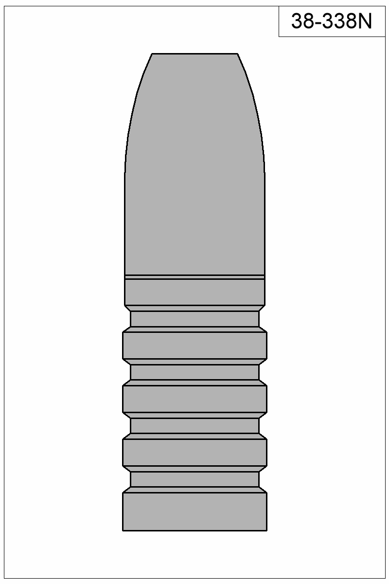 Filled view of bullet 38-338N