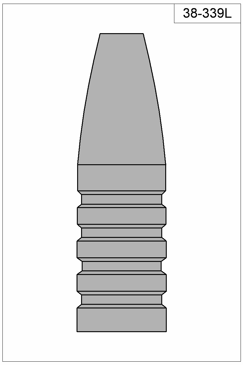 Filled view of bullet 38-339L