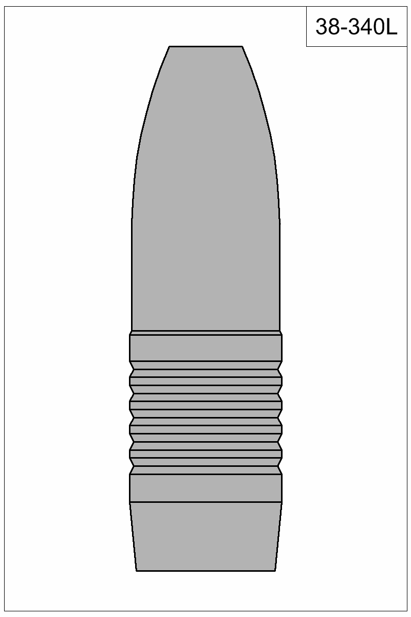 Filled view of bullet 38-340L