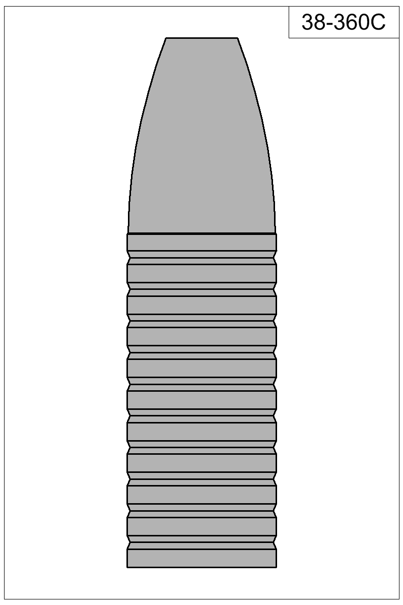 Filled view of bullet 38-360C