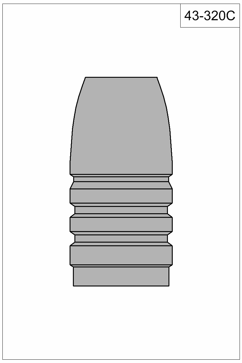 Filled view of bullet 43-320C