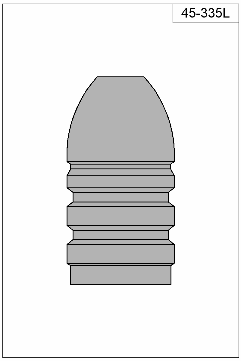 Filled view of bullet 45-335L