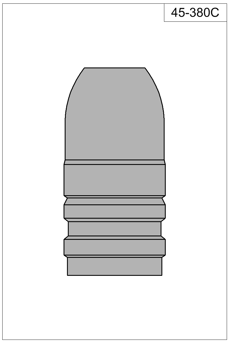 Filled view of bullet 45-380C