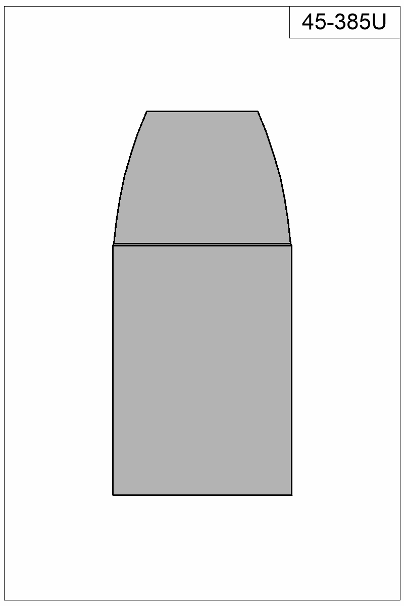 Filled view of bullet 45-385U