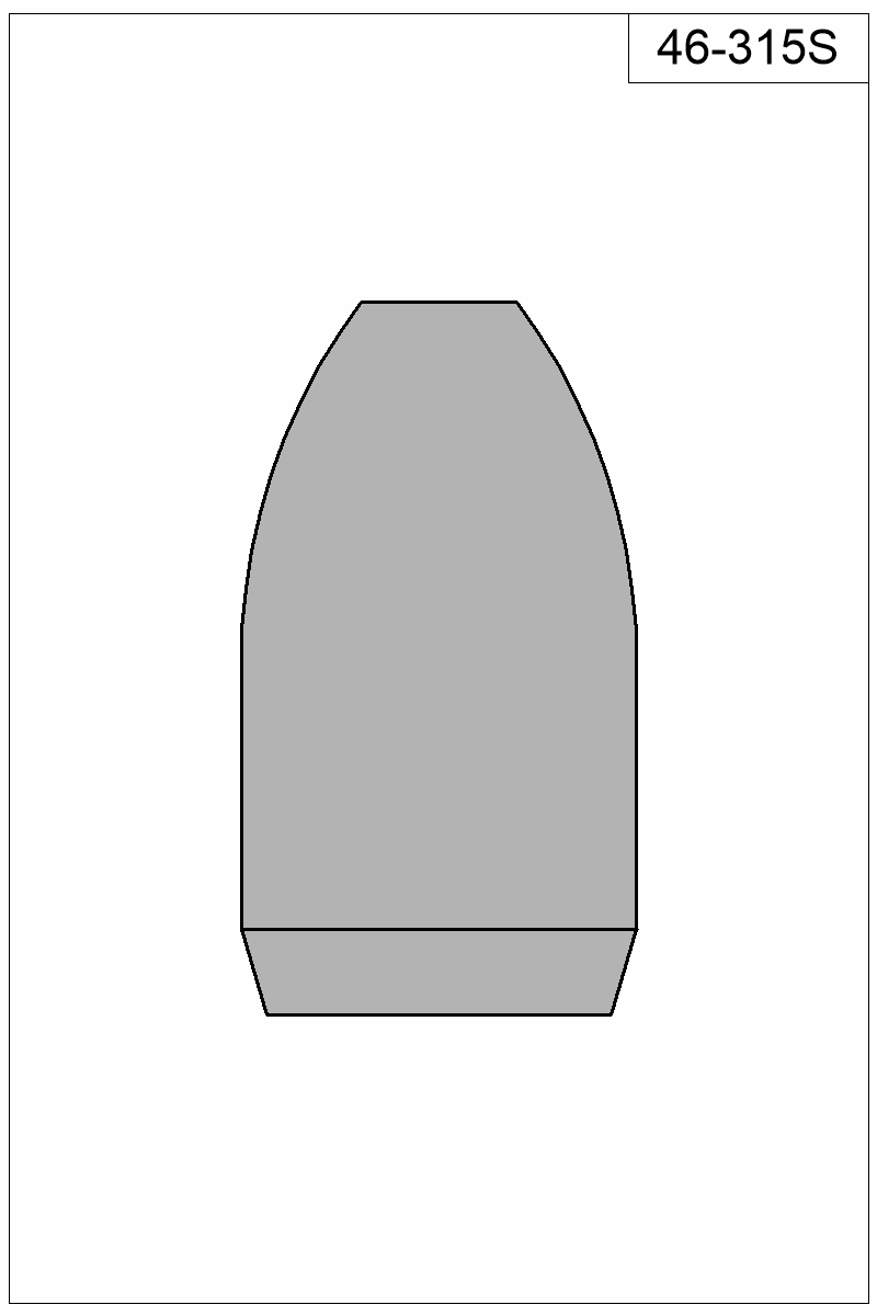 Filled view of bullet 46-315S