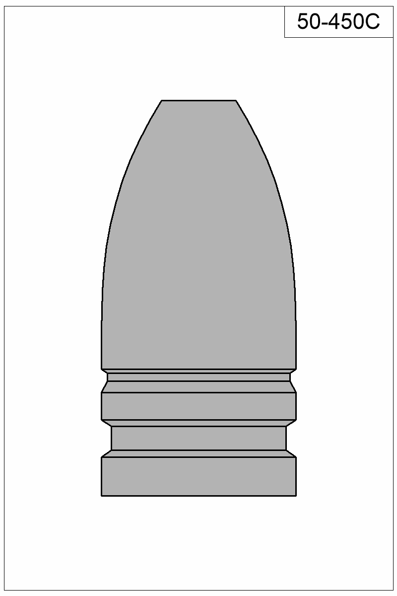 Filled view of bullet 50-450C