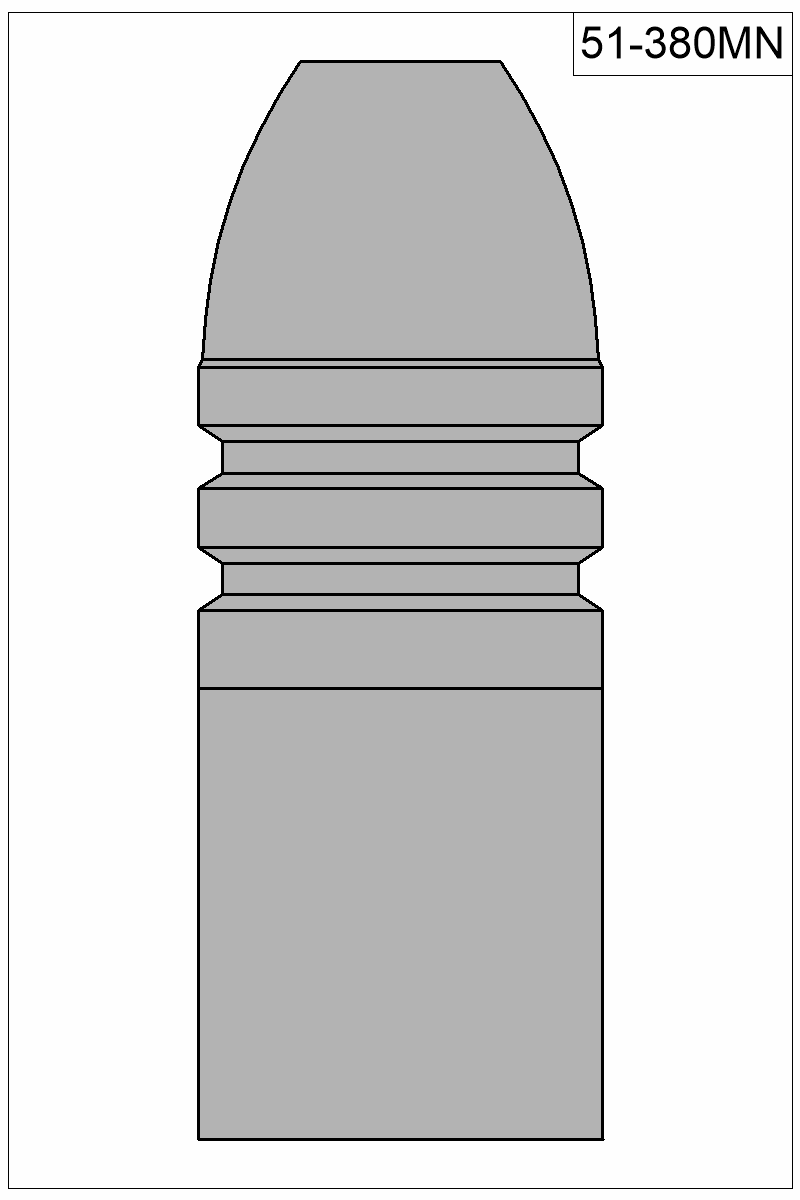 Filled view of bullet 51-380MN