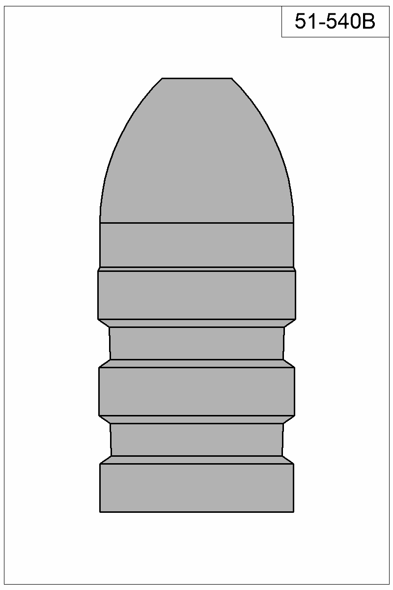 Filled view of bullet 51-540B