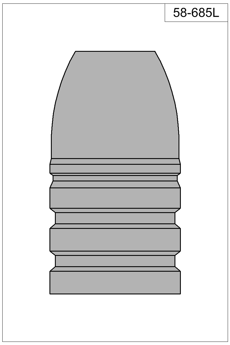 Filled view of bullet 58-685L