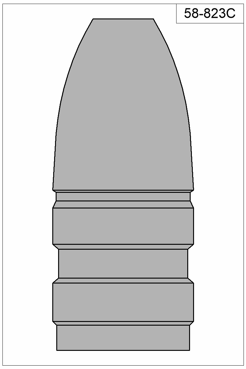 Filled view of bullet 58-823C