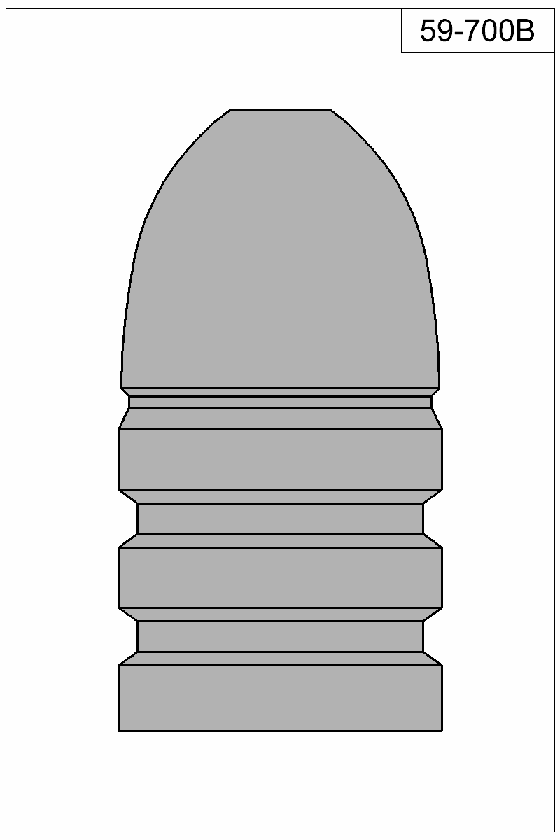 Filled view of bullet 59-700B